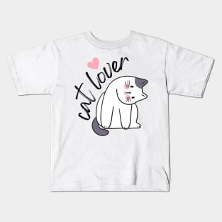 cat lover 2023 Kids T-Shirt